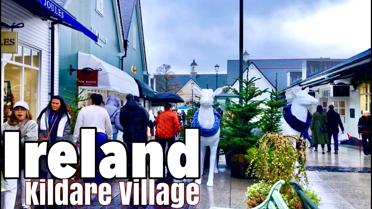 Ireland 🇮🇪 | Kildare Village | 4K Christmas Walking tour 2022