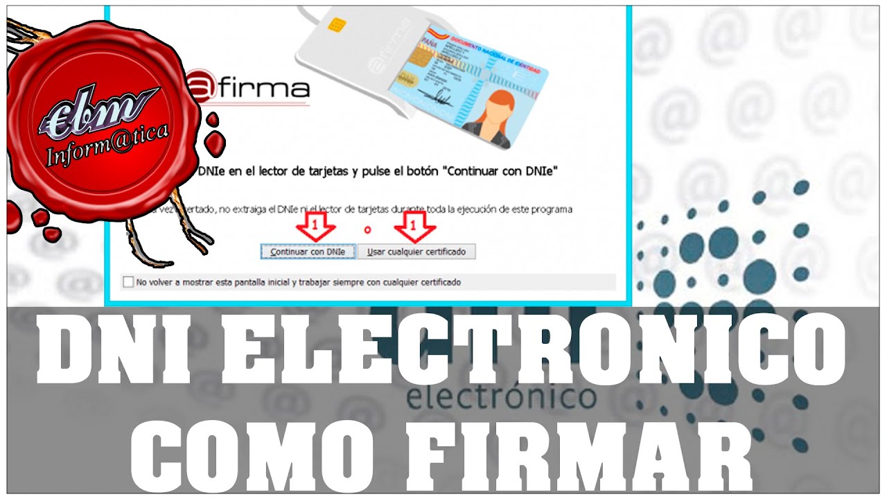 COMO FIRMAR UN DOCUMENTO CON EL DNI ELECTRONICO - 2021