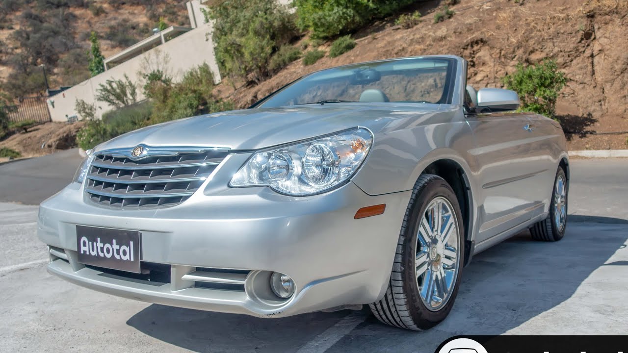 🇺🇲 Chrysler Sebring Cabrio Limited año 2007 / 33.000 kms / Único dueño / www.autotal.cl