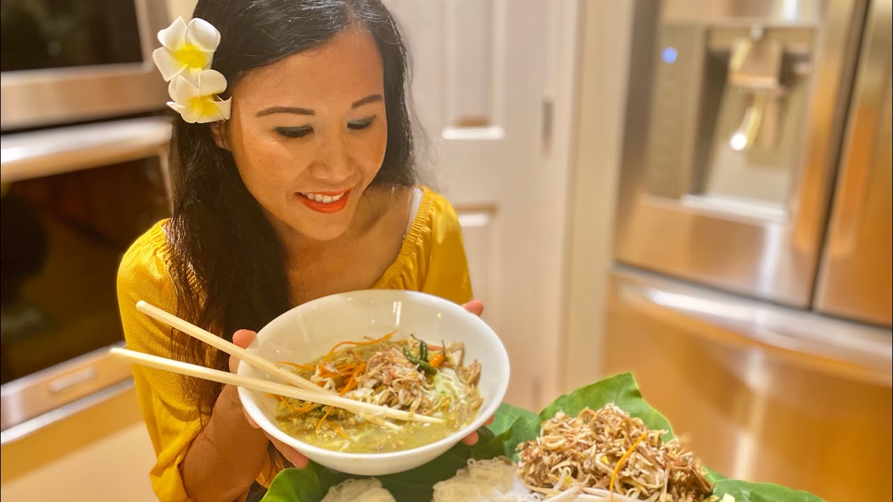 Khmer Nom Bahn Chok Real Recipe With Somaly Khmer Cooking & Lifestyle