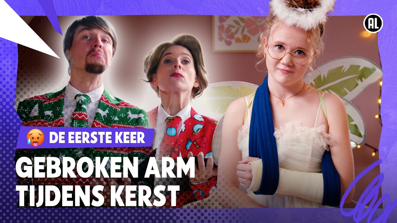 GEBROKEN ARM TIJDENS KERST | De Eerste Keer | Kerstspecial | NPO Zapp