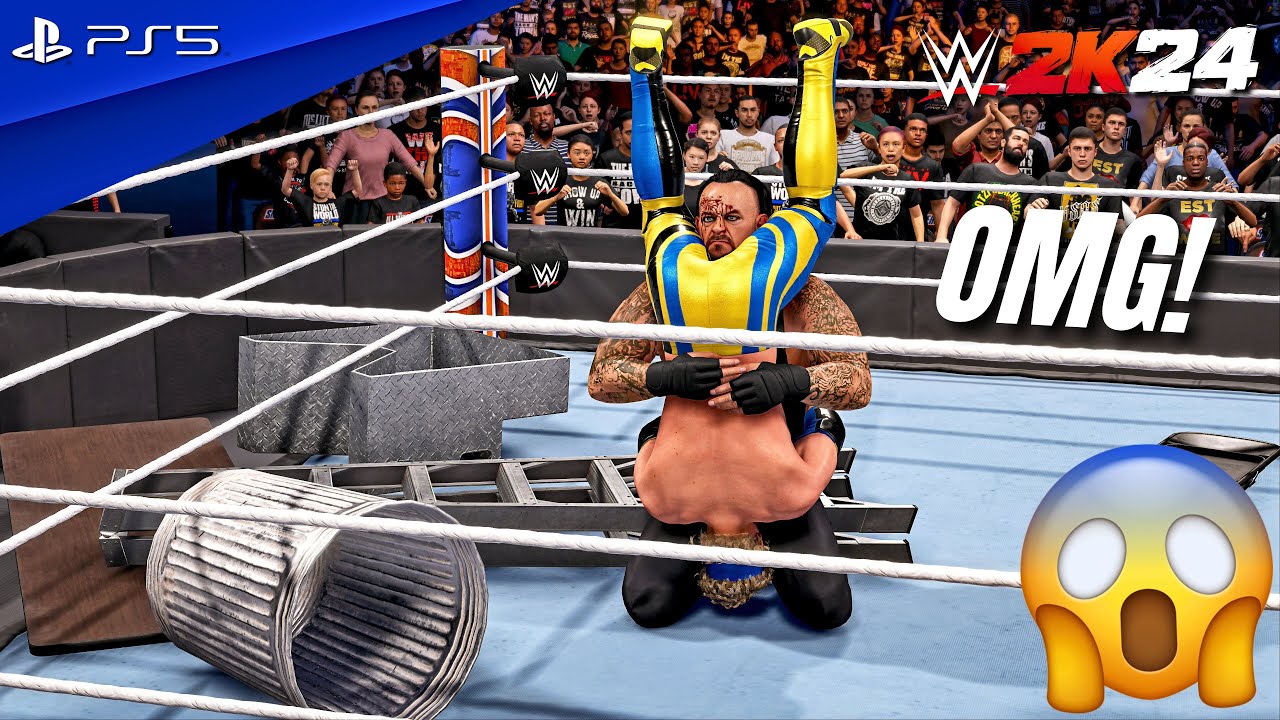 WWE 2K24 - Logan Paul (c) vs. The Undertaker - Full Match at WrestleMania Main Event | PS5™ [4K60]