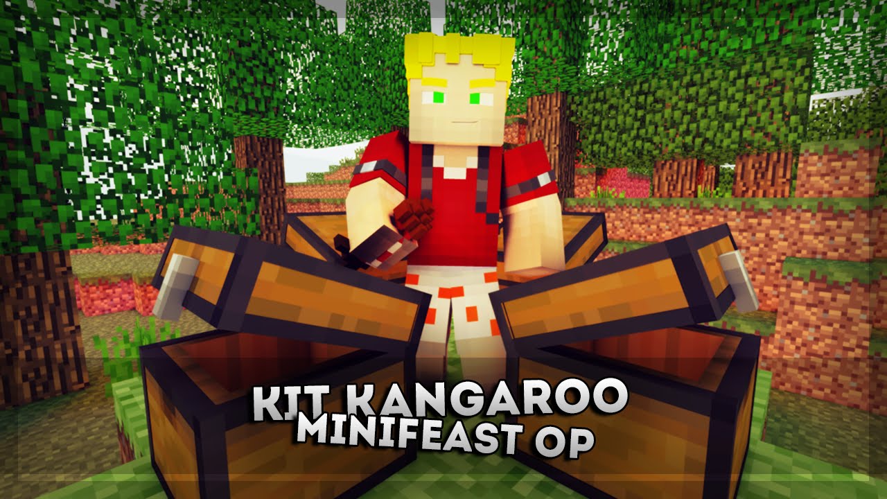 Minecraft - HG: Kit Kangaroo - Minifeast OP - A VOLTA