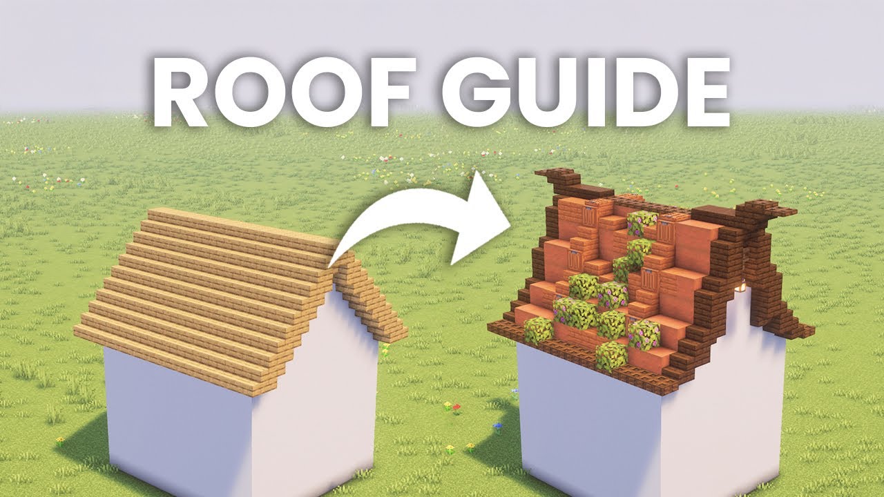 A Full Guide to Minecraft Roofs | Block by Block
