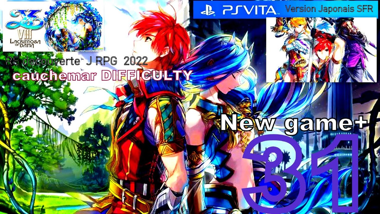 [Psvita]31      #YS8   VOSTF  NEWGAME+ cauchemar  long session Oceanos combat