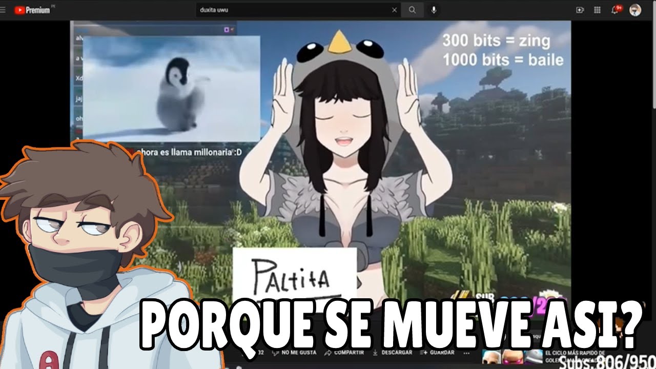 AQUINO REACCIONA A DUXO VTUBER (DUXITA UWU)
