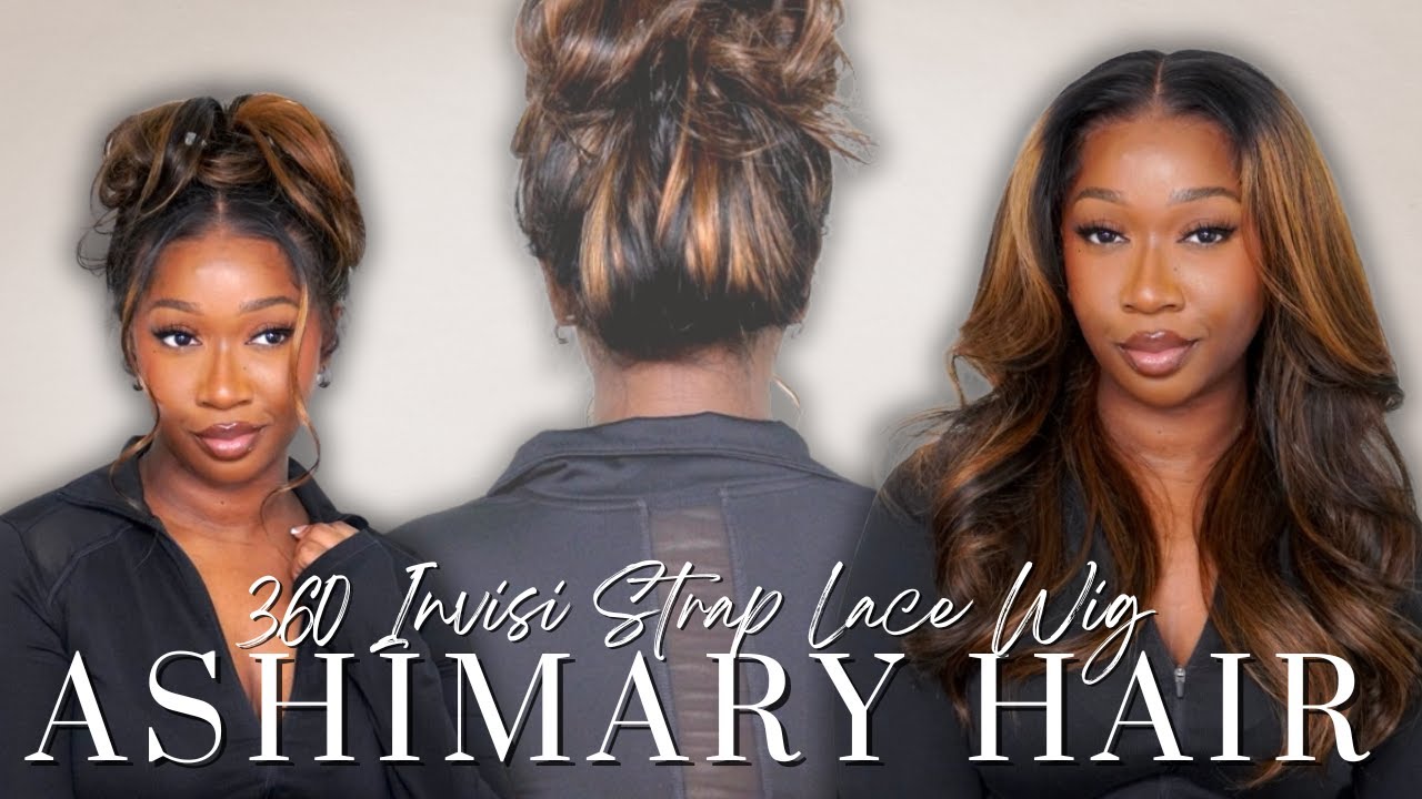 Invisi-Strap 360 Balayage Highlight Body Wave Wig Install + Review | ft Ashimary Hair | Tan Dotson