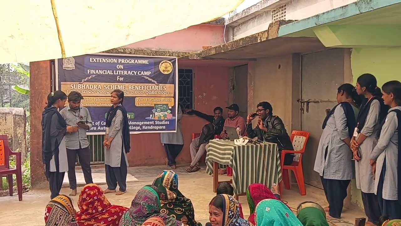 Special Act On Subhadra Scheme By Department Of Commerce & Management Studies, KAC