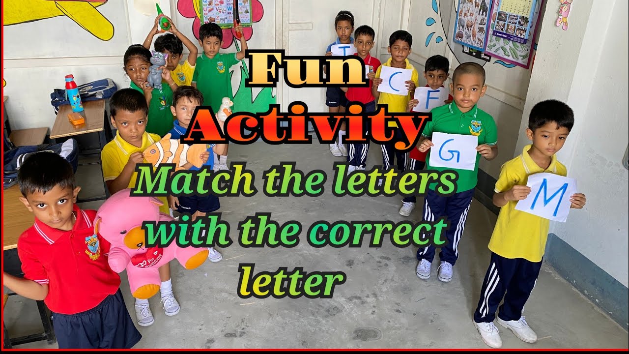 UKG Friday Activity/Match the letter with the correct picture