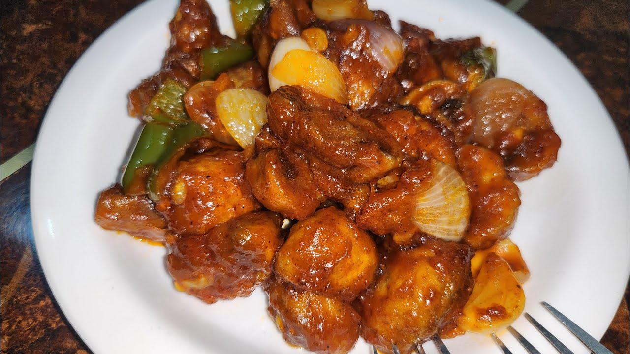 चिल्ली मशरूम बनाने की फुल रेसिपी subscribe like comment 😋🤗😊