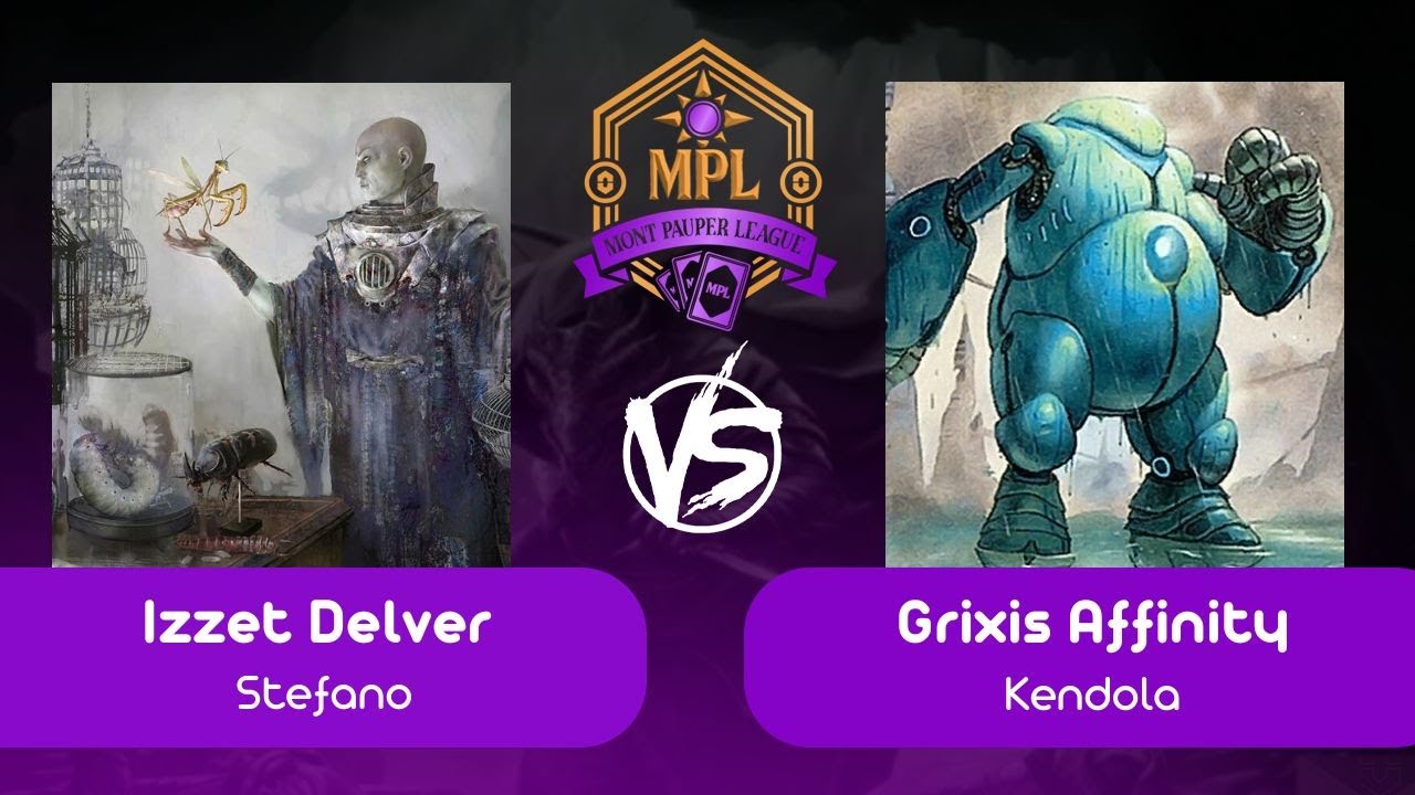 [Pauper na Mont] Izzet Delve VS Grixis Affinity  (R 02 - 09/12/2025)