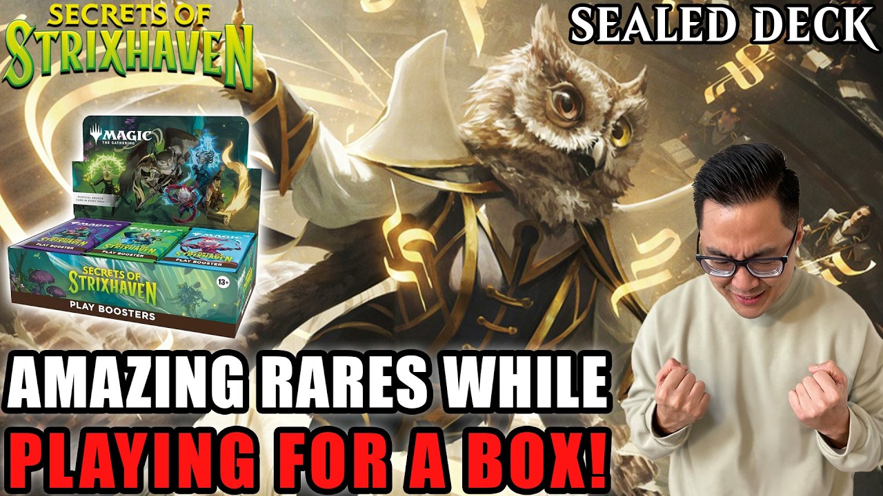 Amazing Rares While Playing For A Box! | Arena Direct | Secrets Of Strixhaven Sealed Deck | MTGA