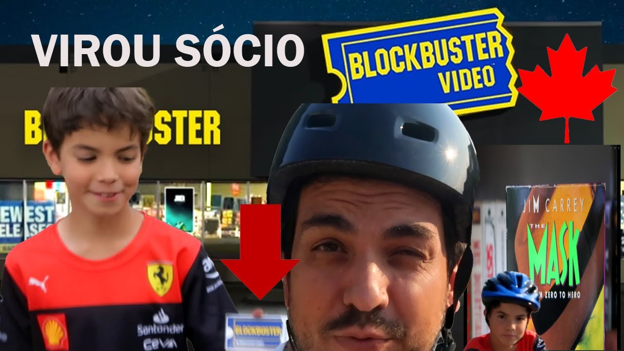 LEVEI MEU FILHO NA BLOCKBUSTER NO CANADA EM 2023 - NOSTALGIA PURA