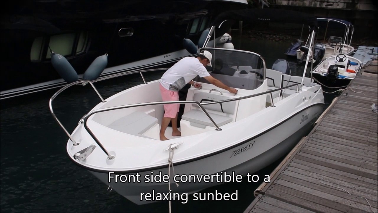 Speed boat in Hong Kong, Karnic 1851, Built in Cyprus, Testing of the boat