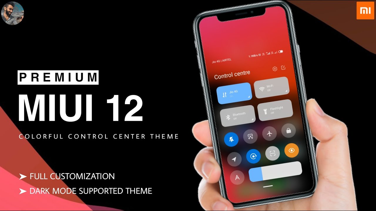 BEST MIUI 12 CONTROL CENTER THEME 😍