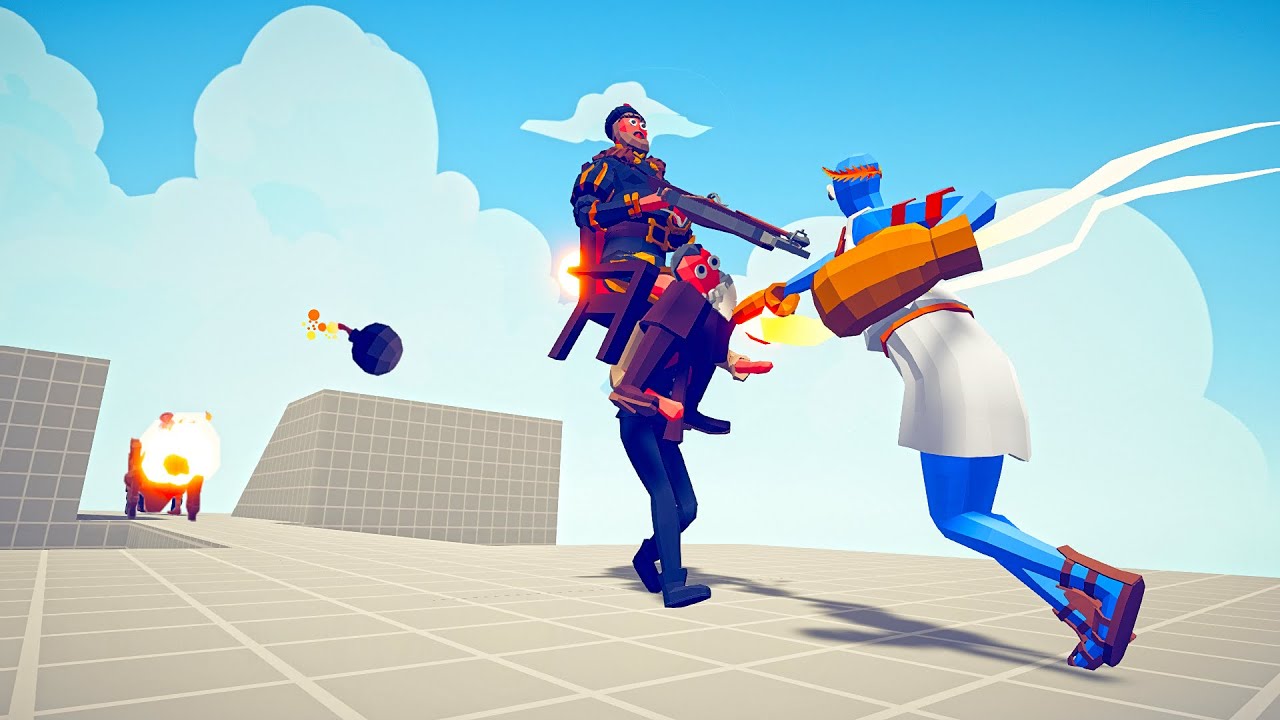 SUPER PUNCH OF THE ROMAN BOXING GOD and BOMB CANNONS | TABS - Totally Accurate Battle Simulator