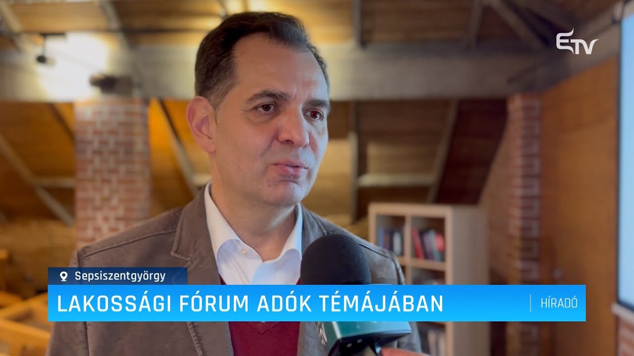 Lakossági fórum adók témájában – Erdély TV