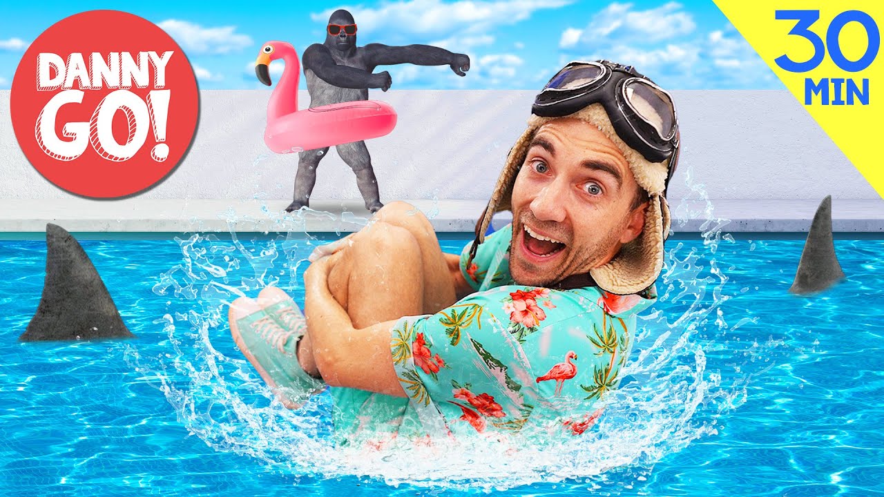 ¡RETO DE BAILE DE VERANO! ☀️💦 30min de Ejercicio y Movimiento | Canciones de Danny Go! Para Niños