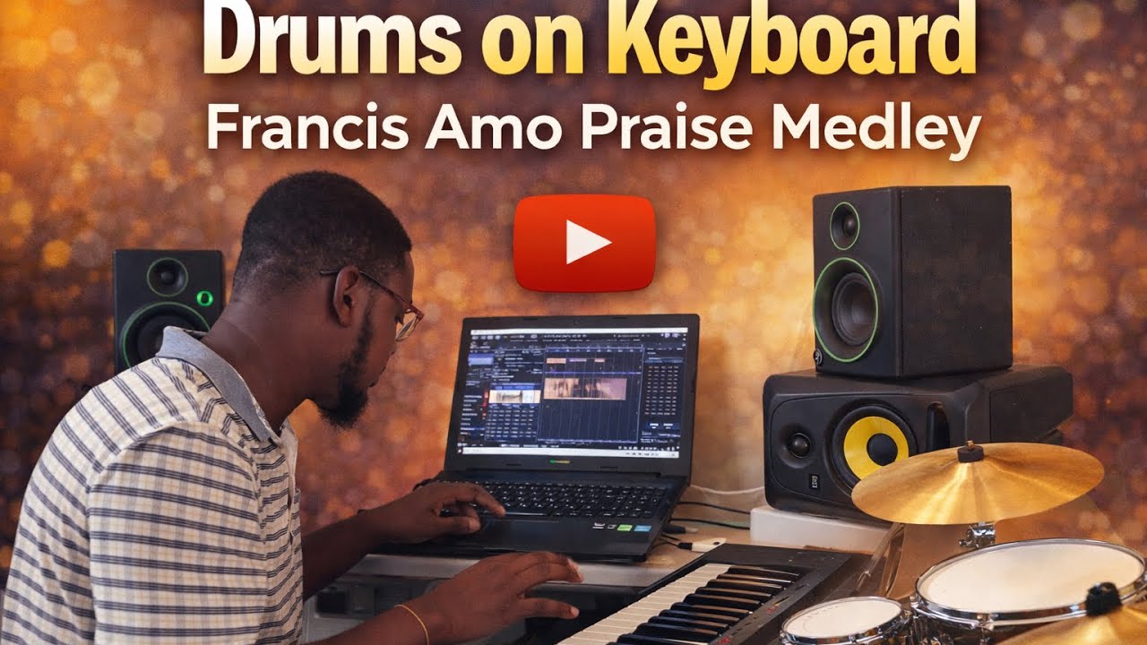 Drums on Keyboard_Francis Amo Praise Medley  