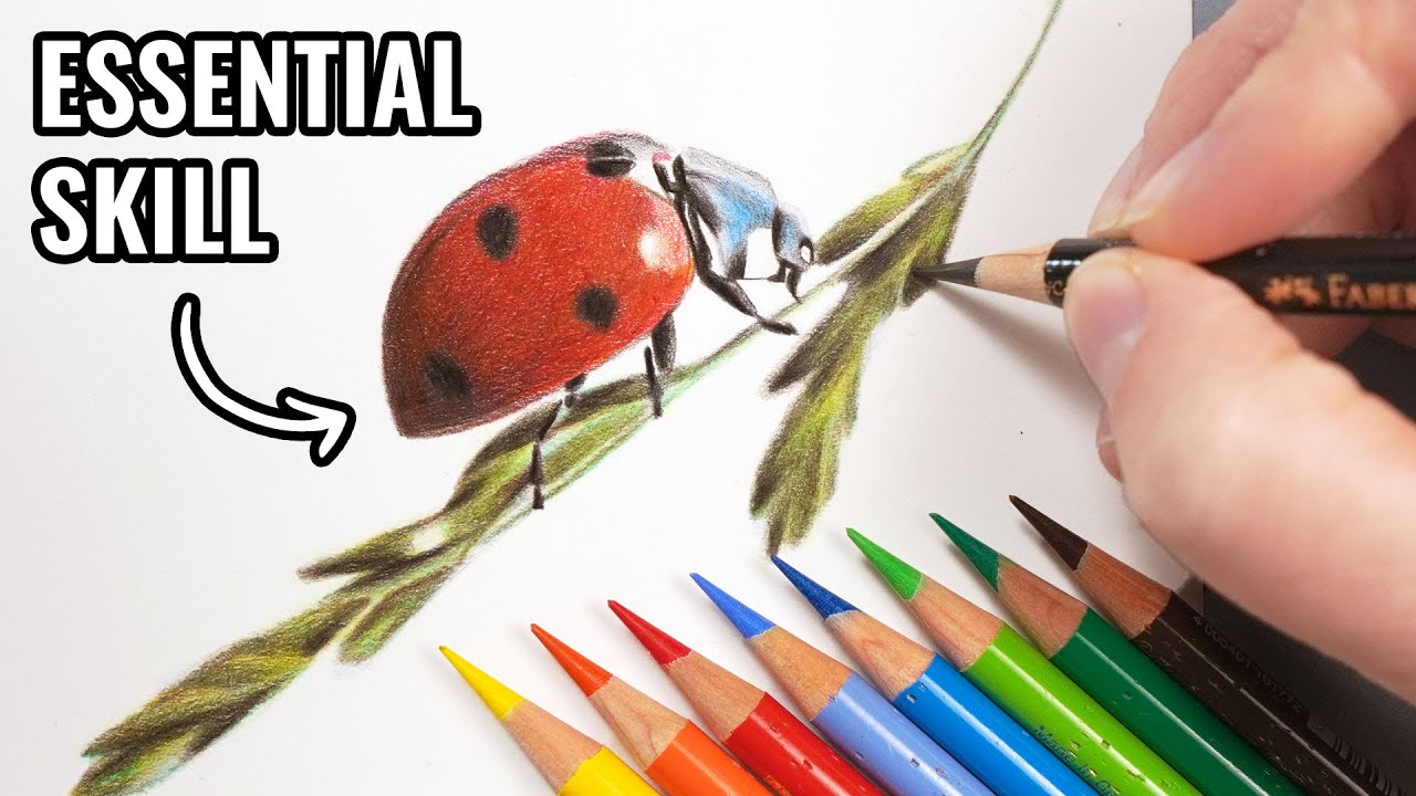 THE SECRET To Realistic DRAWING - Picking Colors LIKE A PRO