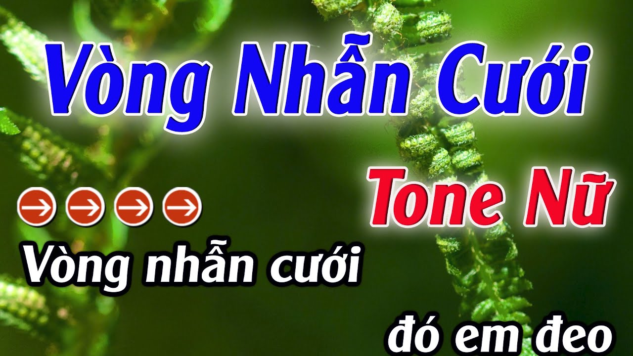 Karaoke Vòng Nhẫn Cưới Karaoke Tone Nữ Beat Hay Nhất 2025 Karaoke Mê Nhạc Sống