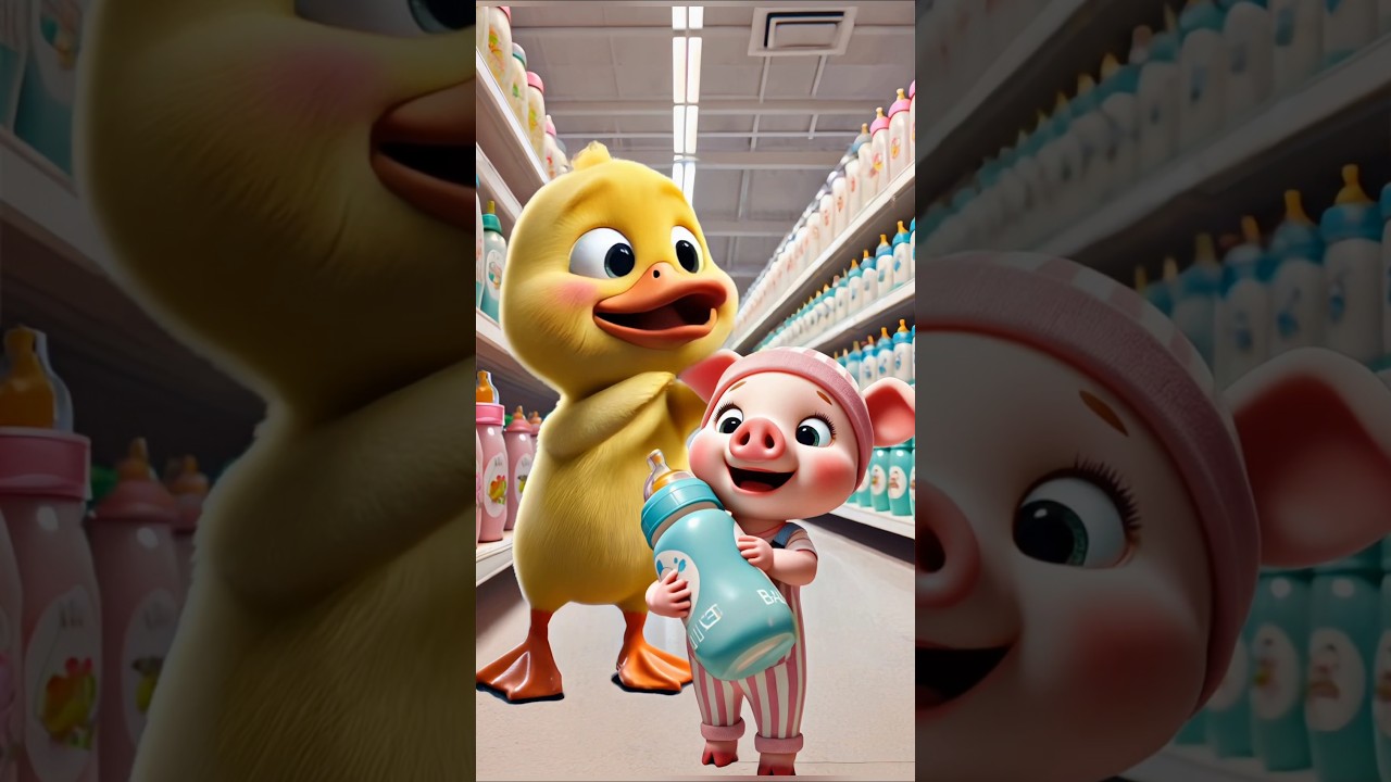 The Little Duck and the Piglet: A Warm Story of Care