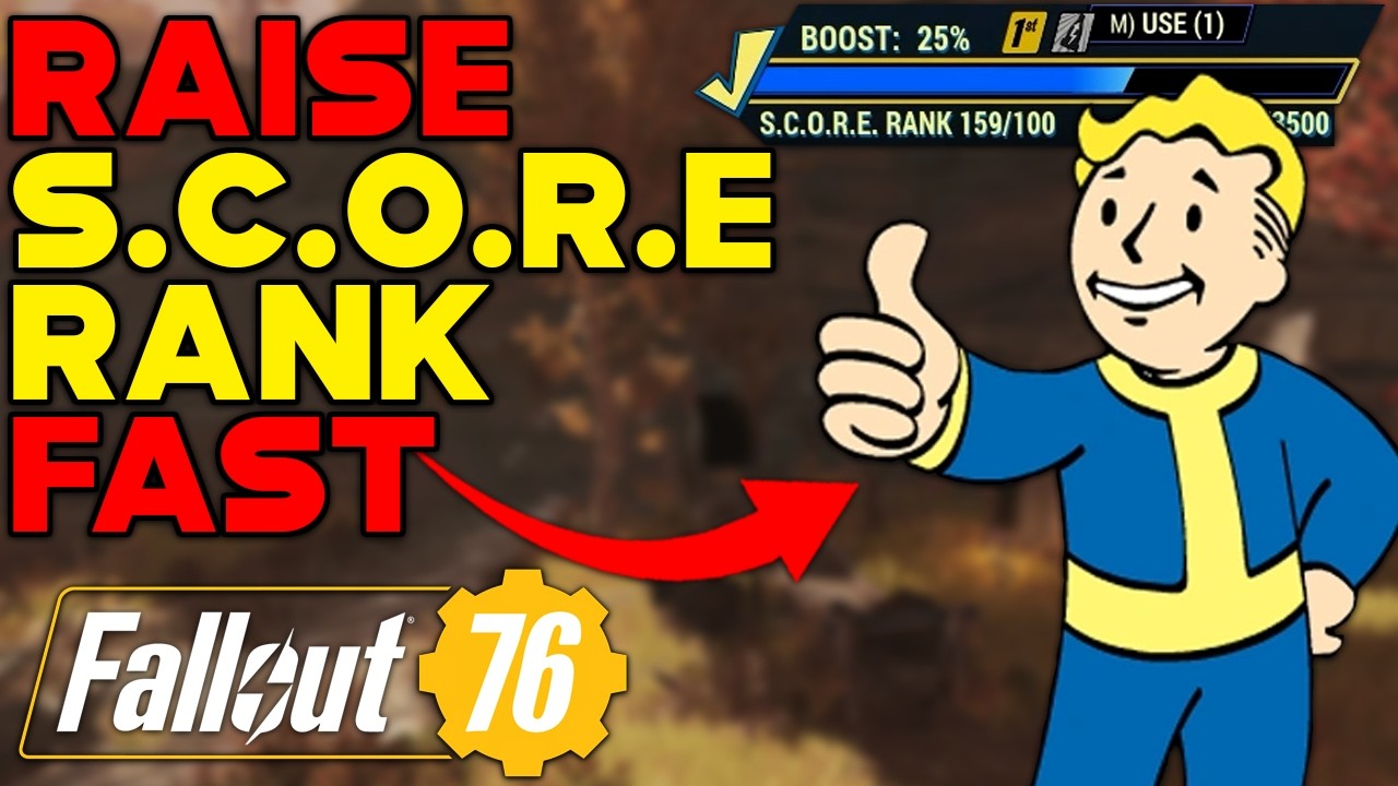 How To LEVEL UP Your SCOREBOARD FAST In Fallout 76