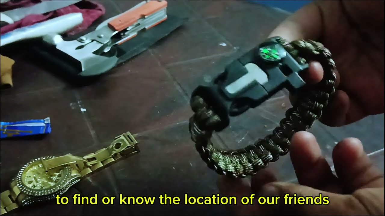 Futaba Survival Bracelet Flint Fire Starter Gear With Compass Honest review Amazon