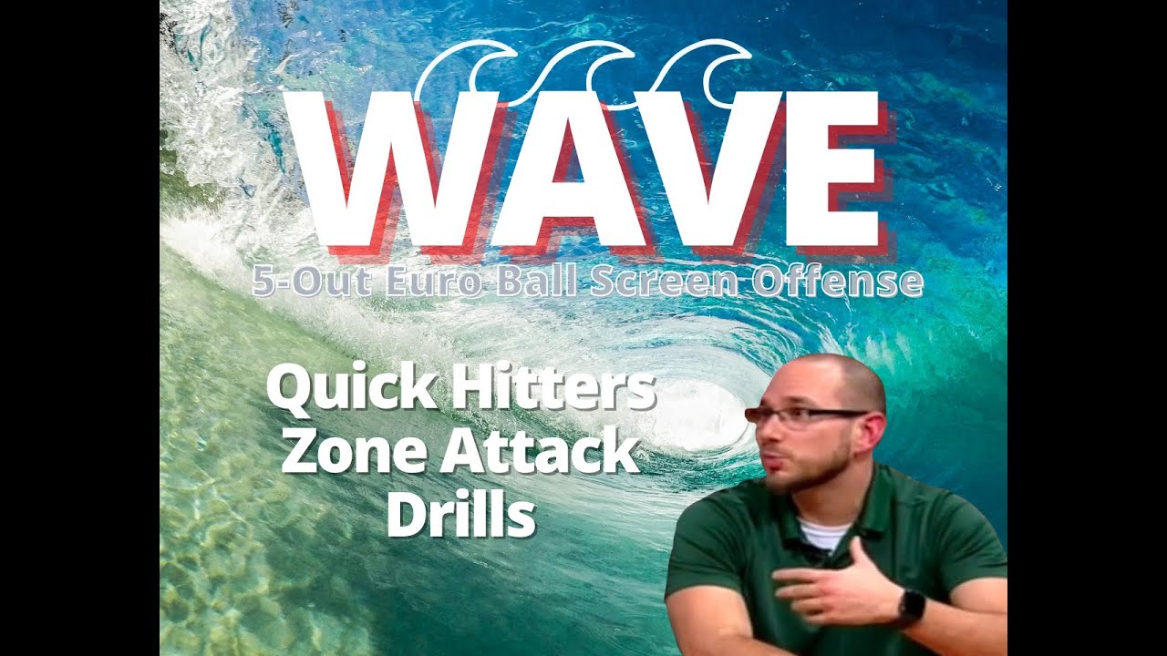Wave - 5 Out Euro Offense Quick Hitters, Zone Attack and Drills