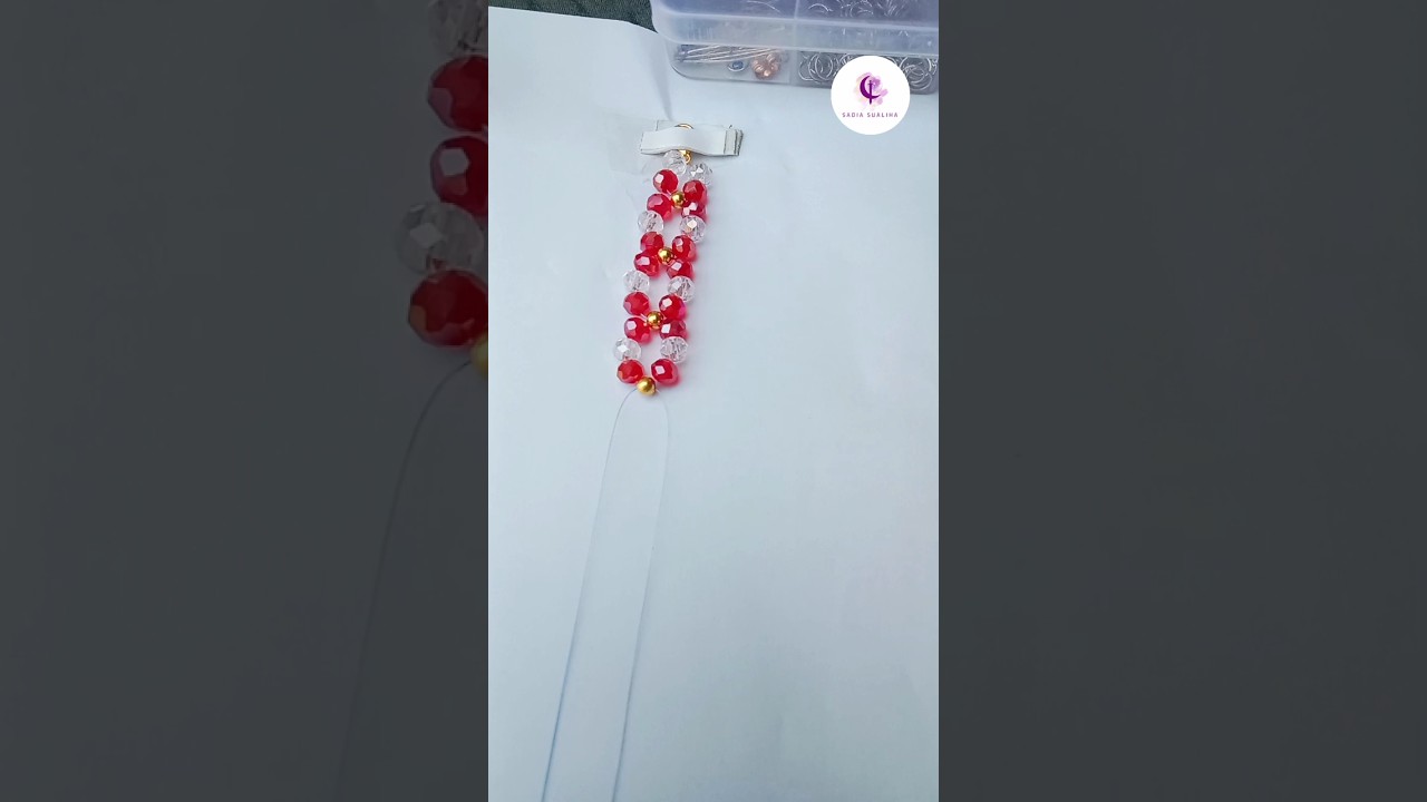 Let's Make a Flower Bracelet💕 how to make bracelet#shorts #bracelet #braceletmaking #viral #youtube