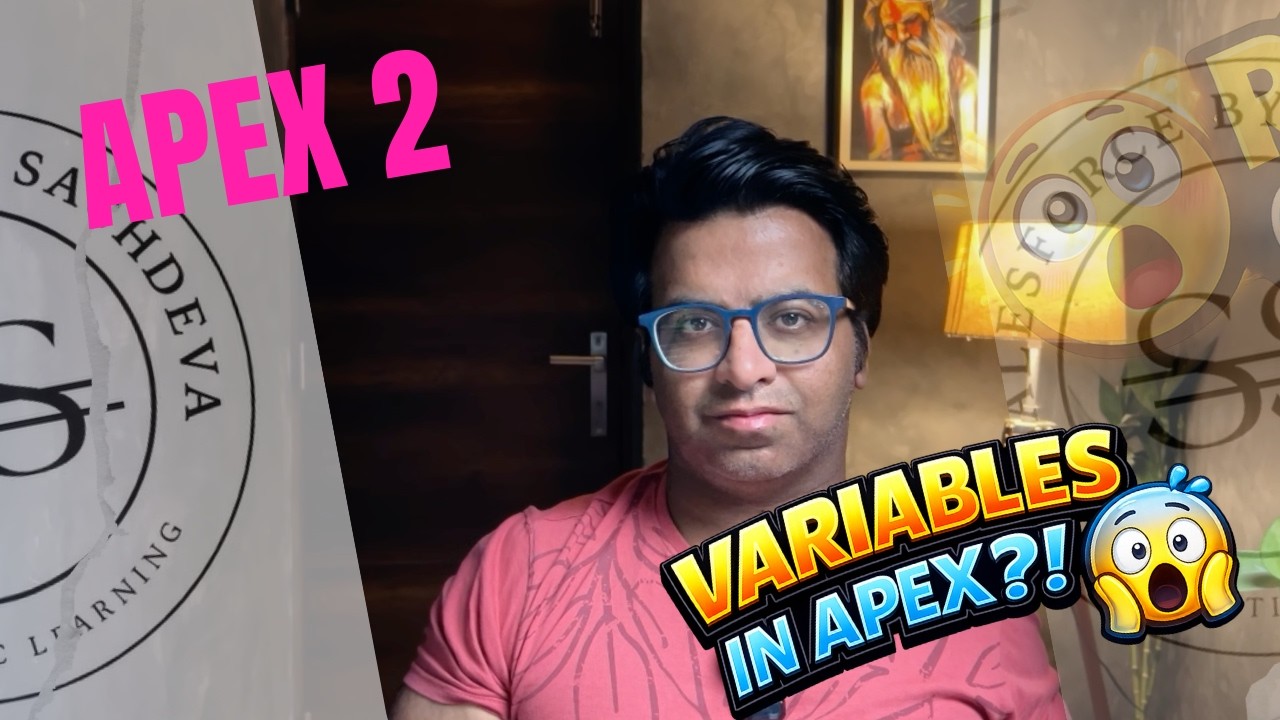 День 2 – Переменные в Apex: объяснение на примере реального сценария Salesforce 🔥 | Изучение Apex...