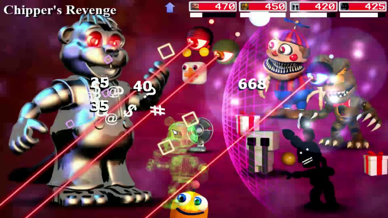 FNaF World Chipper`s Revenge Boss Battle Ending!