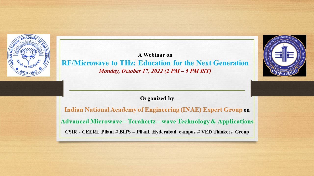 RF/Microwave to THz: Education for the Next Generation