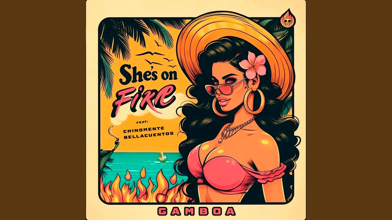 She&acute;s on fire