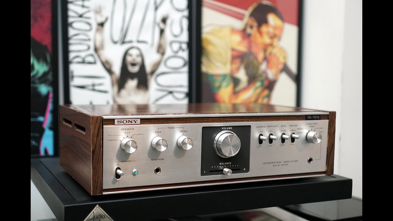 Sony TA-1010 Vintage Stereo Amplifier with Phono for your turntable