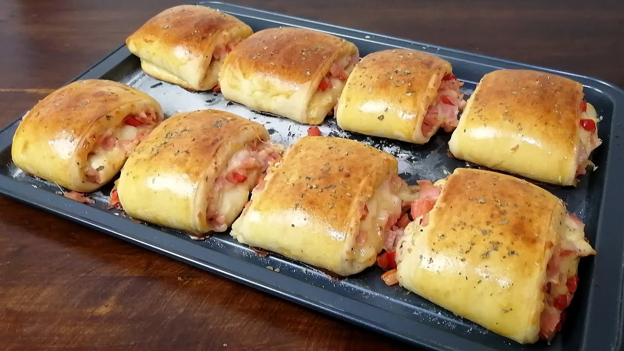 ¡ QUIERES COMERLO HOY !! PAN CON RELLENO MÁS FÁCIL QUE HAYAS VISTO.