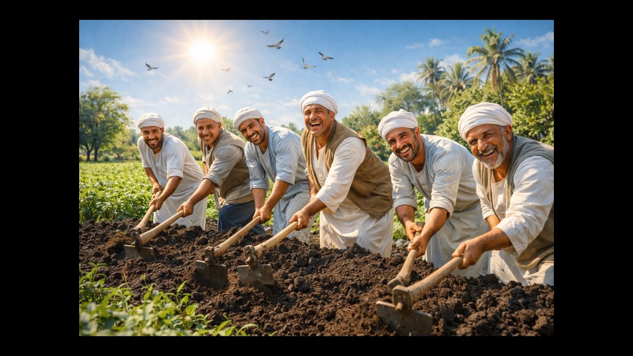 حديث  إني  أحب  أن  أزرع /  رجل  من  أهل  الجنة  يستأذن  الله تعالى في أن يزرع / مشهد رائع من الجنة.