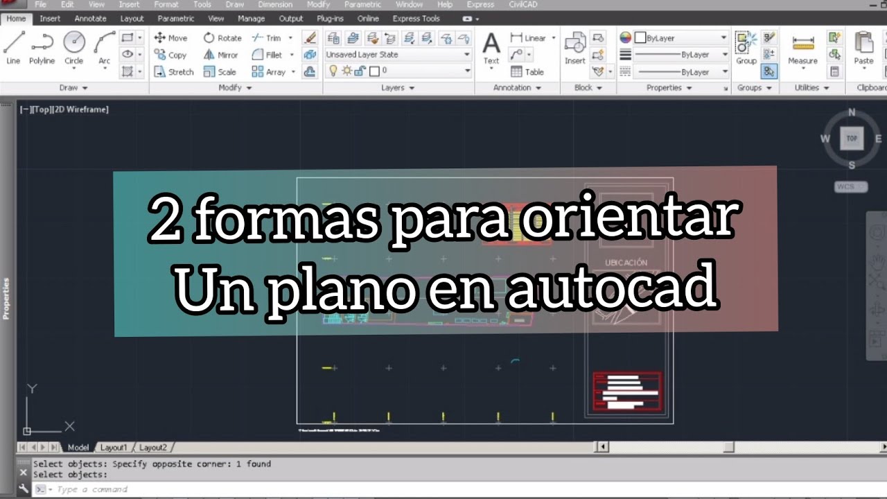 2 formas para orientar un plano