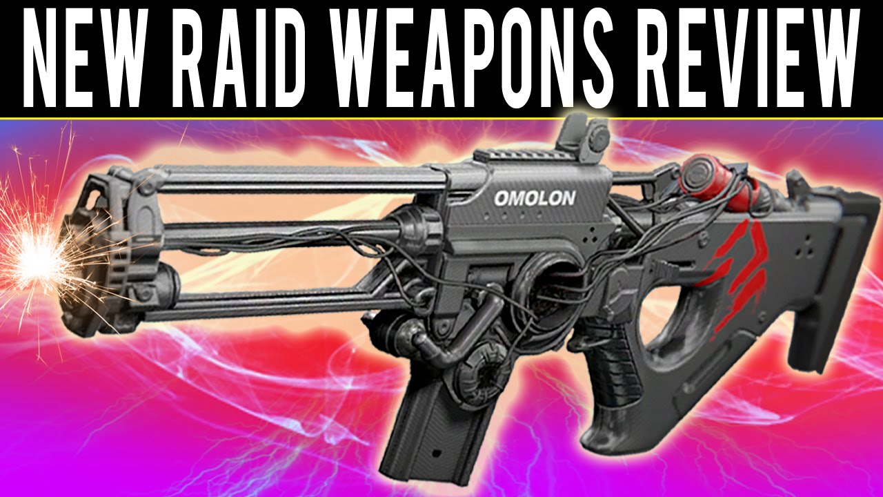 Destiny Rise of Iron Raid - ALL NEW RAID WEAPONS GAMEPLAY REVIEW!