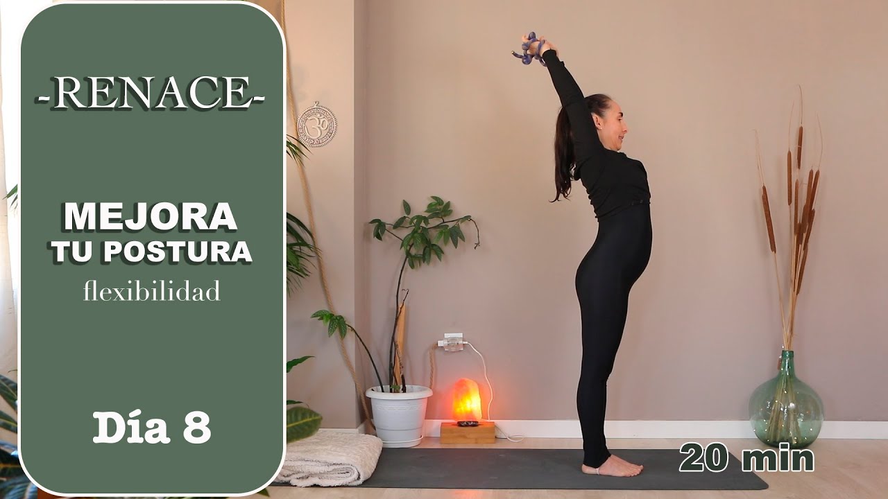 MEJORA tu POSTURA / Clase de yoga 8 / Flexibilidad de ESPALDA / Verena Boix
