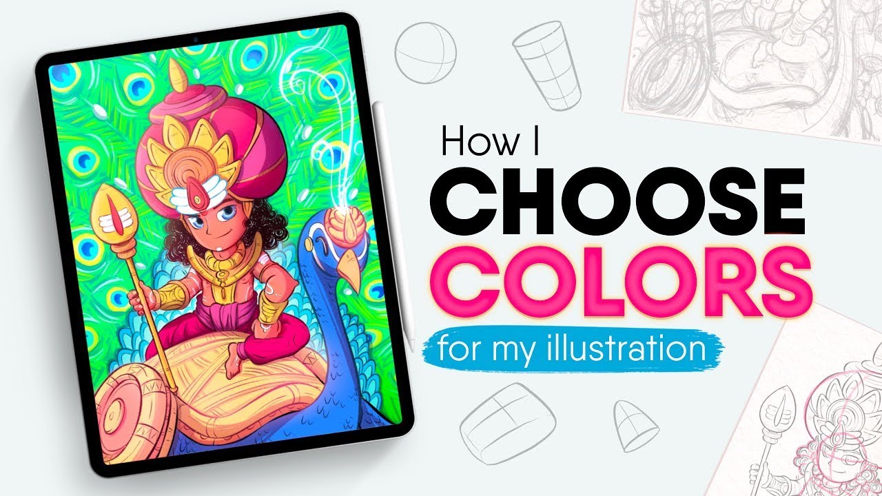 How to Choose COLOURS for your Illustrations✏️