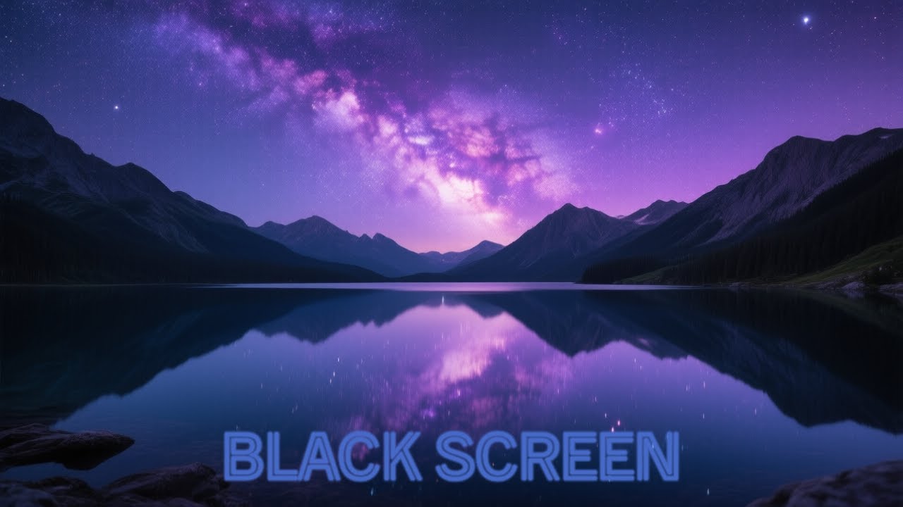 ReLaX - Calming Sounds | Black Screen