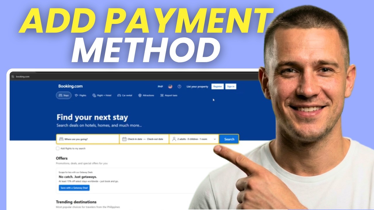 Как добавить способ оплаты на Booking.com