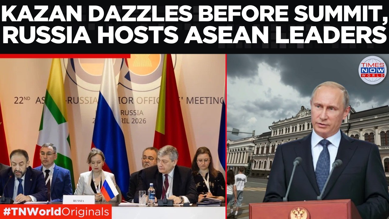 WATCH: Kazan Shines Before Russia-ASEAN Summit: Spectacular 360 Footage Revealed | Times Now World