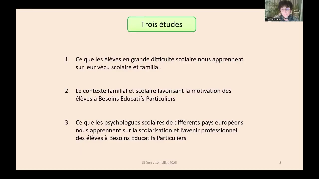 Parcours scolaire et avenir professionnel des élèves à besoins éducatifs particuliers