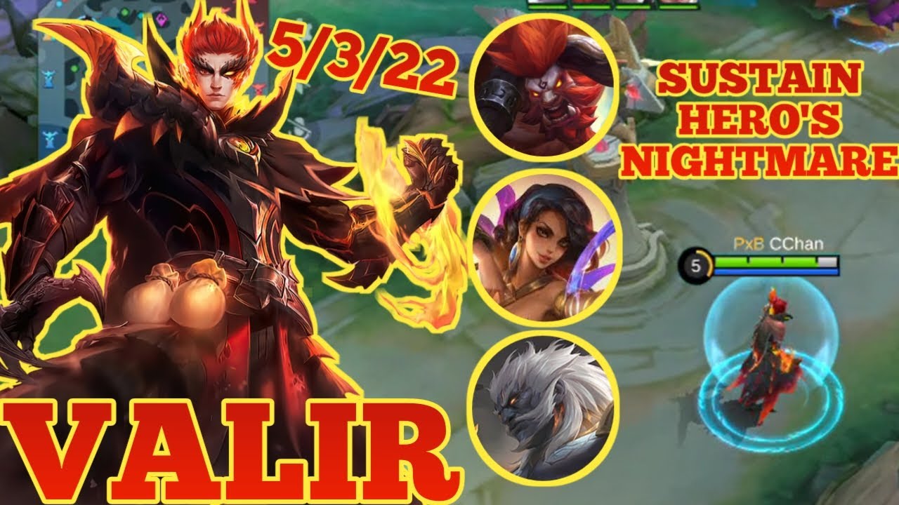 Valir against TANKY HEROES?.....He WILL MELT THEM ALL!!!  | MLBB English Commentary
