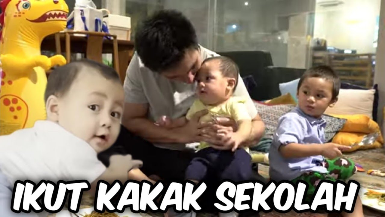 DEDEK HO PENGEN IKUT KAKAK KE SEKOLAH, KAKAK MINTA DI TEMENIN PAPAH @galerikiano
