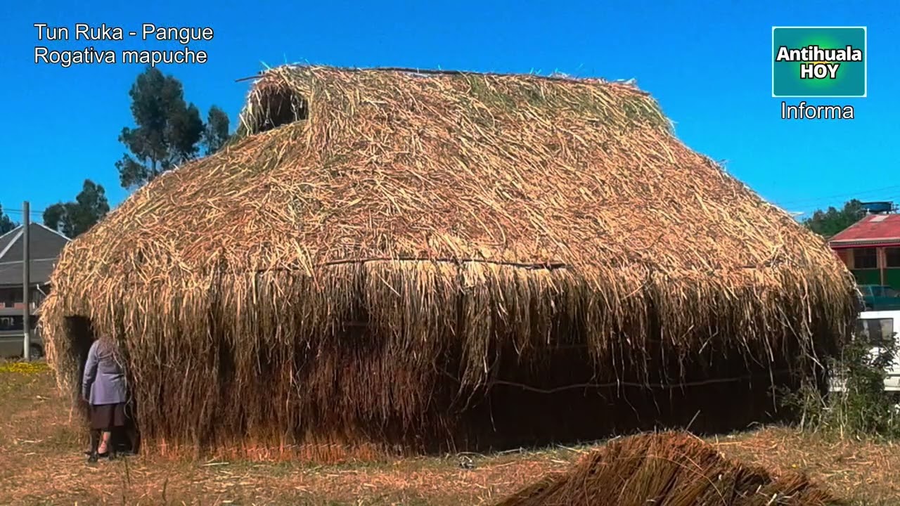 Escuela Las Dunas de Pangue, Los Álamos. Tun Ruka - Rogativa mapuche