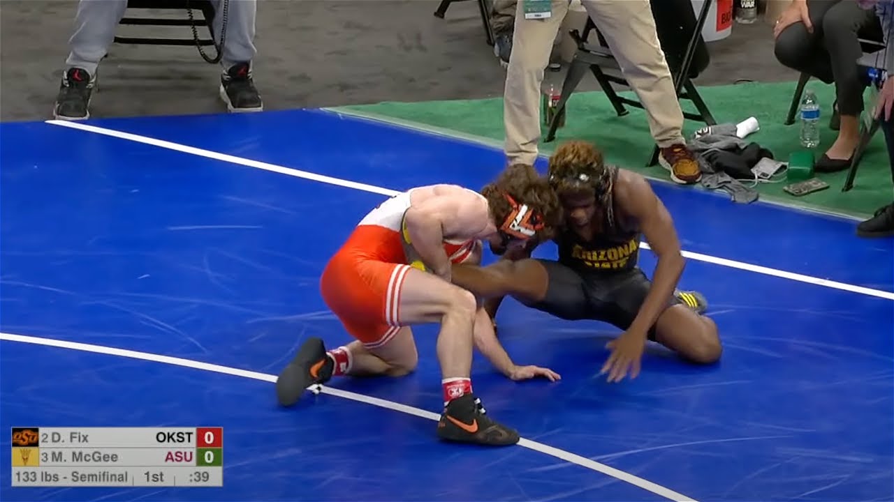 133lbs Daton Fix (Oklahoma State) vs Michael McGee (Arizona State)