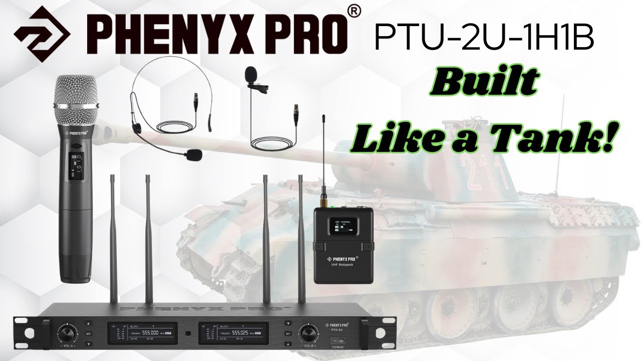 Беспроводная микрофонная система Phenyx Pro PTU-2U-1H1B #dj